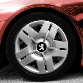 Peugeot Amblemli Gri 4'lü Takım 102 13 İnç Jant Kapağı