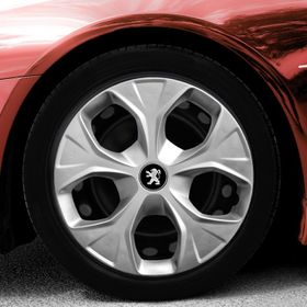 Peugeot Amblemli Gri 4'lü Takım 112 14 İnç Jant Kapağı