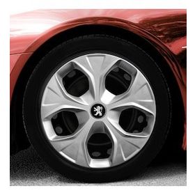 Peugeot Amblemli Gri 4'lü Takım 112 14 İnç Jant Kapağı