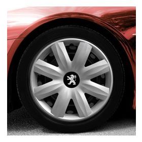 Peugeot Amblemli Gri 4'lü Takım 116 14 İnç Jant Kapağı