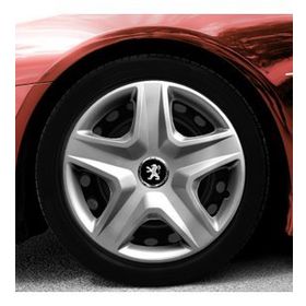 Peugeot Amblemli Gri 4'lü Takım 118 14 İnç Jant Kapağı