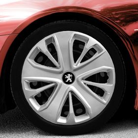 Peugeot Amblemli Gri 4'lü Takım 138 15 İnç Jant Kapağı