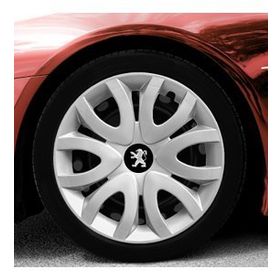 Peugeot Amblemli Gri 4'lü Takım 139 15 İnç Jant Kapağı