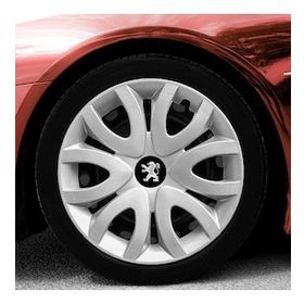 Peugeot Amblemli Gri 4'lü Takım 139 15 İnç Jant Kapağı