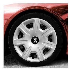 Peugeot Amblemli Gri 4'lü Takım 142 15 İnç Jant Kapağı
