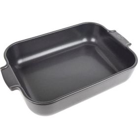 Peugeot Appolia Dikdörtgen 36 cm Siyah Fırın Kabı