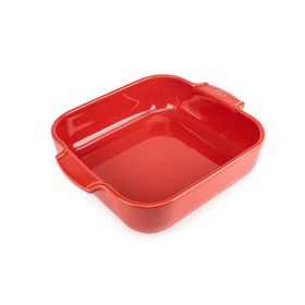 Peugeot Appolia Kare 28 cm Kırmızı Fırın Kabı