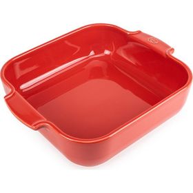 Peugeot Appolia Kare 28 cm Kırmızı Fırın Kabı