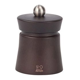 Peugeot Baya Çikolata Rengi Ahşap 8 cm Tuz Değirmeni