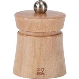 Peugeot Baya Naturel Ahşap 8 cm Tuz Değirmeni