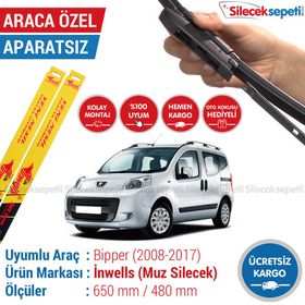 Peugeot Bipper 2008-2017 Muz Silecek Takımı