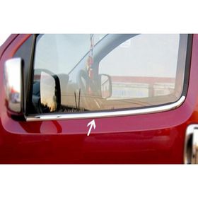 Peugeot Bipper 2008 Üzeri 2 Parça Paslanmaz çelik Cam Çıtası