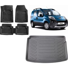 Peugeot Bipper 2012 Model 3D Havuzlu Paspas