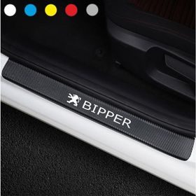 Peugeot Bipper 4 Adet Karbon Kapı Eşiği Sticker