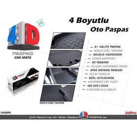 Peugeot Bipper 4d Siyah A Kalite 4ds-82187 Havuzlu Paspas