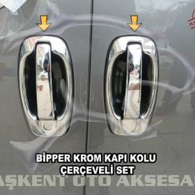 Peugeot Bipper 8 Parça Paslanmaz Çelik 4 Kapı Krom Kapı Kolu