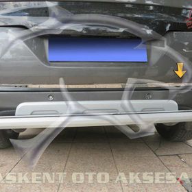 Peugeot Bipper Formlu 2008 Üzeri Paslanmaz Çelik Krom Bagaj Alt Çıtası