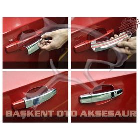 Peugeot Boxer 2008 Üzeri 4 Kapı Krom Kapı Kolu