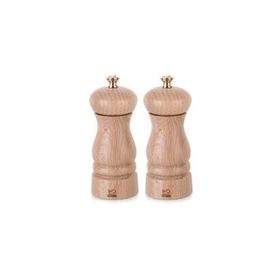 Peugeot Clermont 13 cm Naturel Karabiber ve Tuz Değirmen Seti