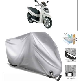 Peugeot LXR 200I Siyah Arka Çanta Uyumsuz Ultra Kalın Su Geçirmez Motor Brandası