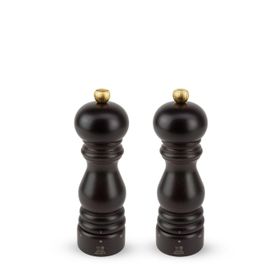 Peugeot Paris Siyah Beyaz 18 cm Karabiber Tuz Değirmen Seti
