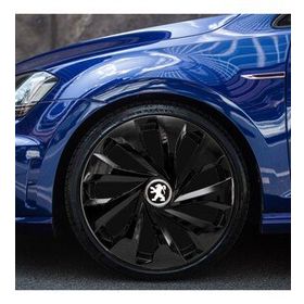 Peugeot Partner 4'lü Takım Siyah 9014 14 Inç Uyumlu Jant Kapağı
