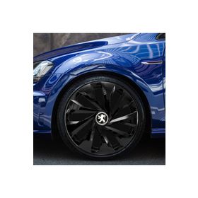 Peugeot Partner 4'lü Takım Siyah 9014 14 Inç Uyumlu Jant Kapağı
