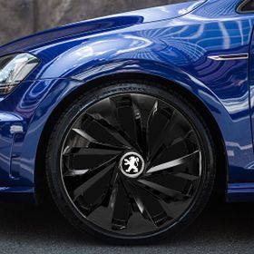 Peugeot Partner 4'lü Takım Siyah 9014 14 Inç Uyumlu Jant Kapağı