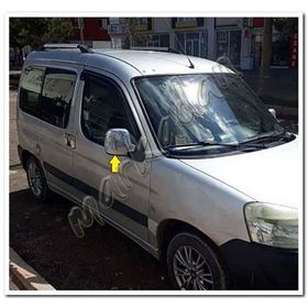 Peugeot Partner Abs 2 Parça 1996 2008 Krom Ayna Kapağı