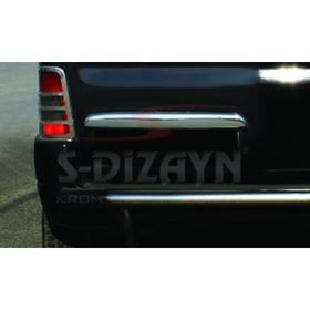 Peugeot Partner Çift Kapılı 1996-2008 Krom Bagaj Çıtası