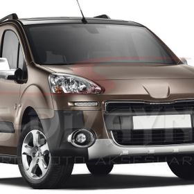 Peugeot Partner Tepee Abs 2008-2011 2 Prç Krom Ayna Kapağı