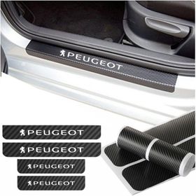 Peugeot RCZ 4 Adet Karbon Kapı Eşiği Sticker