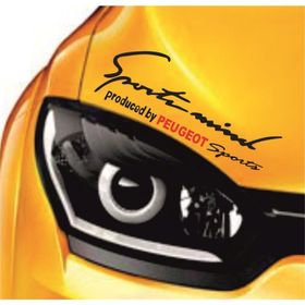Peugeot Rcz Sports Mind Far Üstü Oto Sticker