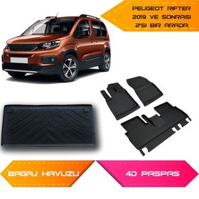 Peugeot Rifter 2019 ve Sonrası Paspas ve Bagaj Havuzu