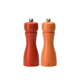 Peugeot Tahiti 15 cm Turuncu Tuz Ve Karabiber Değirmen Seti