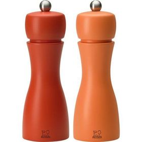 Peugeot Tahiti 15 cm Turuncu Tuz Ve Karabiber Değirmen Seti