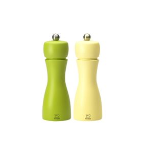Peugeot Tahiti 15 cm Yeşil Sarı Tuz Ve Karabiber Değirmen Seti