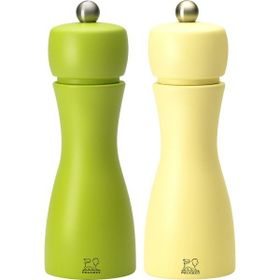 Peugeot Tahiti 15 cm Yeşil Sarı Tuz Ve Karabiber Değirmen Seti
