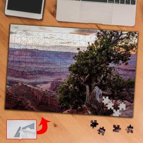 PF104 Kanyon Ağaç Baraj 240 Parça Puzzle Yapboz Tablo