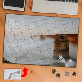 PF9554 Sisli Bölge Dağ Kayalıklar 240 Parça Puzzle Yapboz Tablo