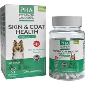 PHA For Dogs 60 Tablet Skin & Coat Health with Biotin