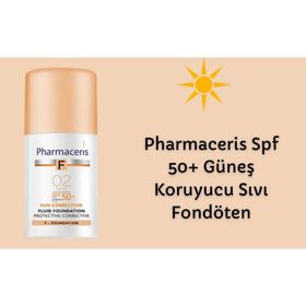 Pharmaceris F02 Sand SPF50+ Koruyucu Düzeltici 30 ml Sıvı Fondöten