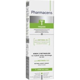 Pharmaceris Pure Retinol 40 ml 0,3 Kırışıklık ve Akne Karşıtı Yağlı Ciltler İçin Gece Kremi