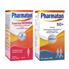 Pharmaton Essential Women 30 Kapsül + 50 Plus 30 Kapsül