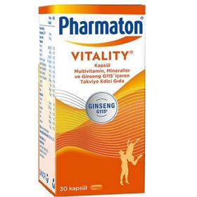 Pharmaton Vitality 30 Kapsül
