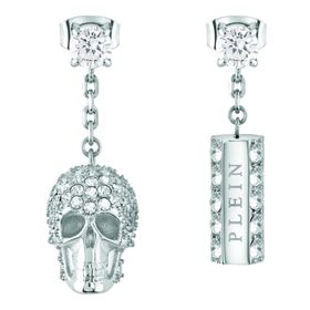 Philipp Plein PJ3EA02EU Metalik Gri Kadın Küpe