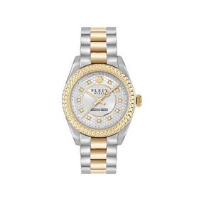 Philipp Plein PW7FA0326 Queen Supreme Altın Rengi Metalik Gri Çelik Kadın Kol Saati