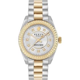 Philipp Plein PW7FA0326 Queen Supreme Altın Rengi Metalik Gri Çelik Kadın Kol Saati