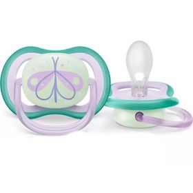 Philips 0-6 Ay Kız Avent Ultra Air Night Karanlıkta Parlar Gece Emziği