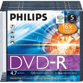 Philips 1.4 GB Mini DVD-RW Disk